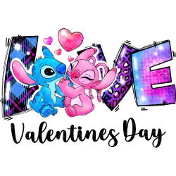 Stitch Love Saint Valentin