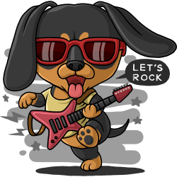 Chien Guitare