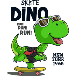 Dino Skate Run