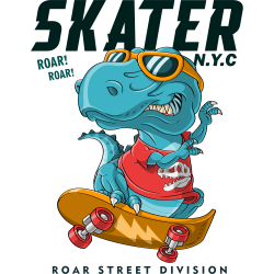 Dino Skate T-Rex