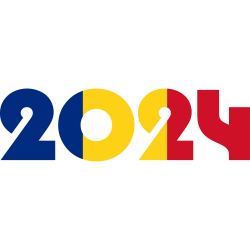 Drapeau 2024 Soutien Roumanie